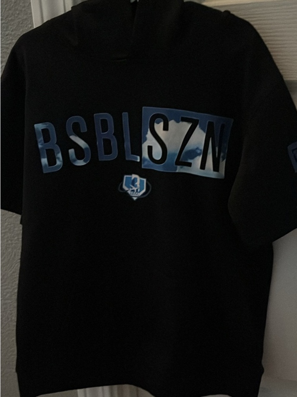 BSBLSZN 2 Graphic Hoodies - Black with Blue Lettering/ blue with pink lettering
